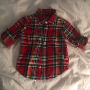 Baby Gap light weight button down flannel